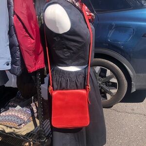 Vintage Coach leather crossbody handbag 1970's